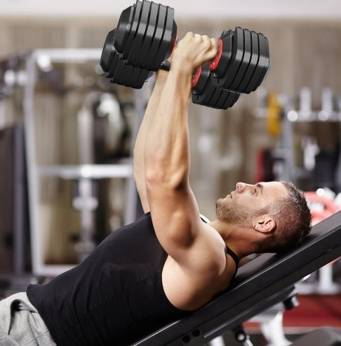 Space-Saving Adjustable Dumbbell for Full-Body Home Workouts