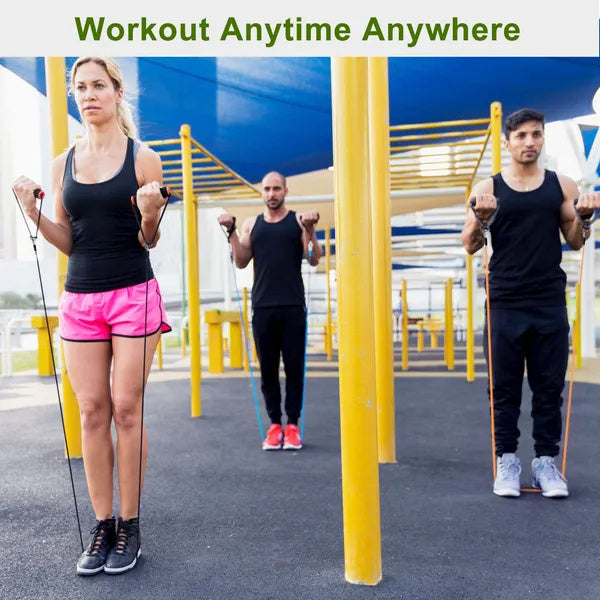 11-Piece Resistance Bands Kit for Full-Body Workouts