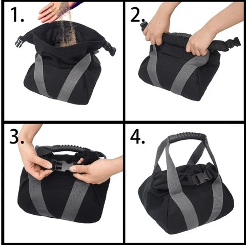 Adjustable Kettlebell Sandbag for Strength and Conditioning