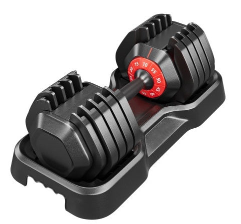Space-Saving Adjustable Dumbbell for Full-Body Home Workouts