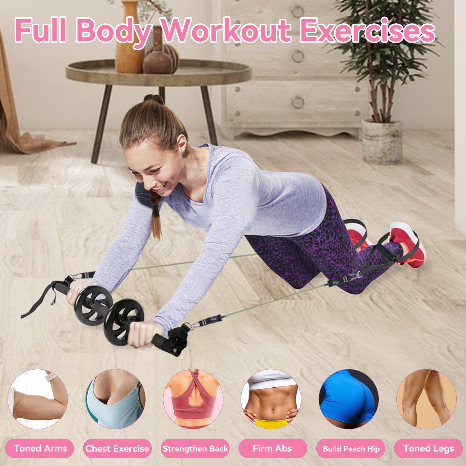 Full-Body Pilates Bar Kit – Yoga, Abs, and Strength