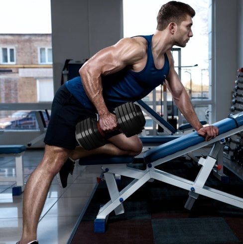 Space-Saving Adjustable Dumbbell for Full-Body Home Workouts