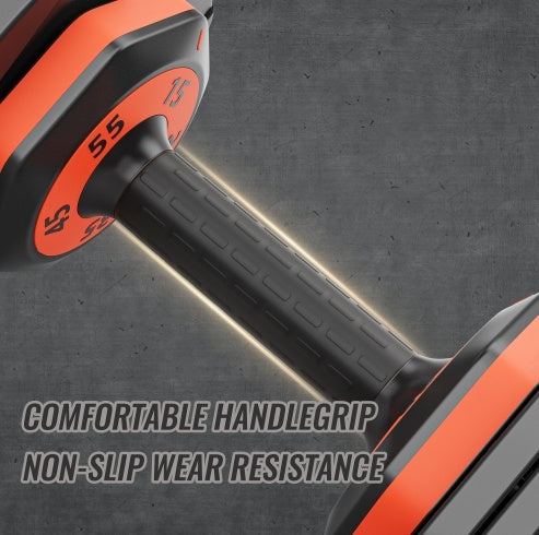 Space-Saving Adjustable Dumbbell for Full-Body Home Workouts
